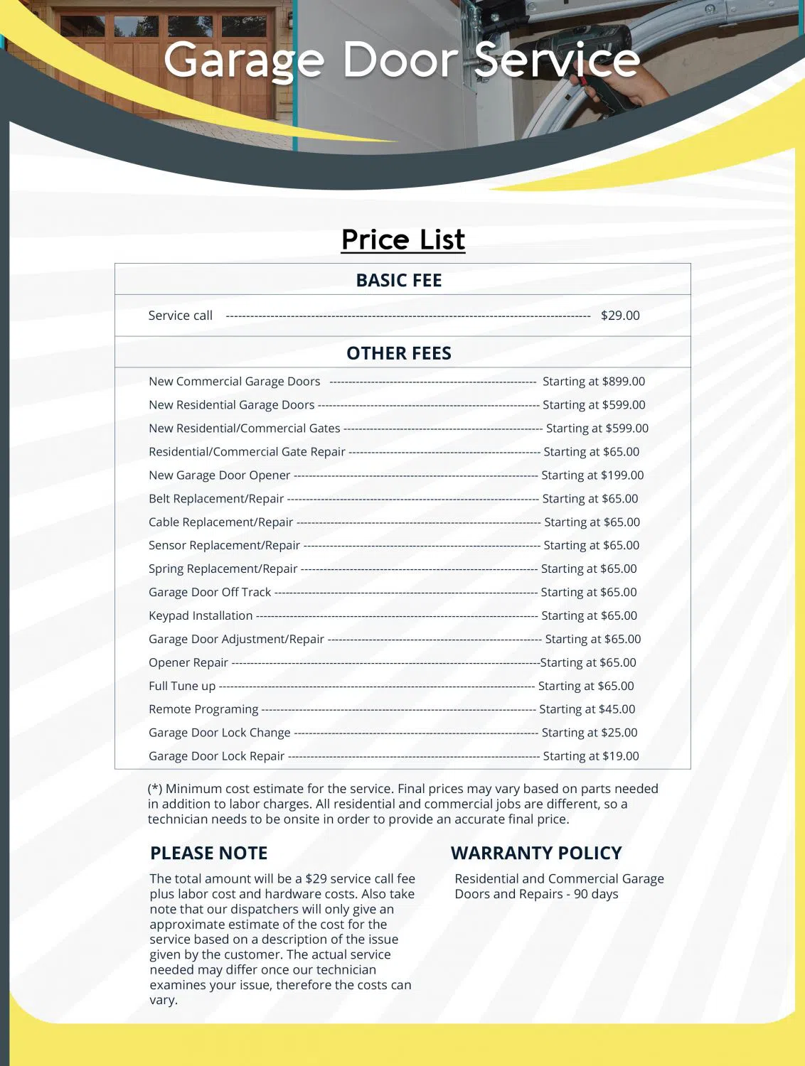 All County Garage Door Service Chalfont, PA 215-876-9552